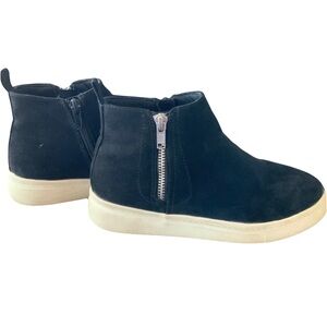 🖤Black leather zip up shoes🖤